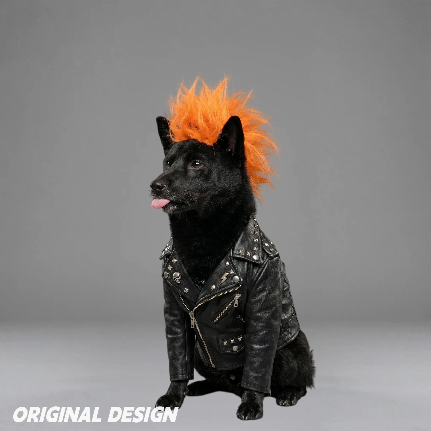 Mohawk Pet Wig for Dogs & Cats – Funny Punk Style Costume Hairpiece for Cute Photos & Dress-Up