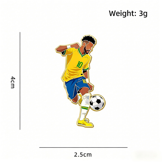 2026 Legend Star Badge, Football Match Brooch Accessories, Perfect Gift Choice