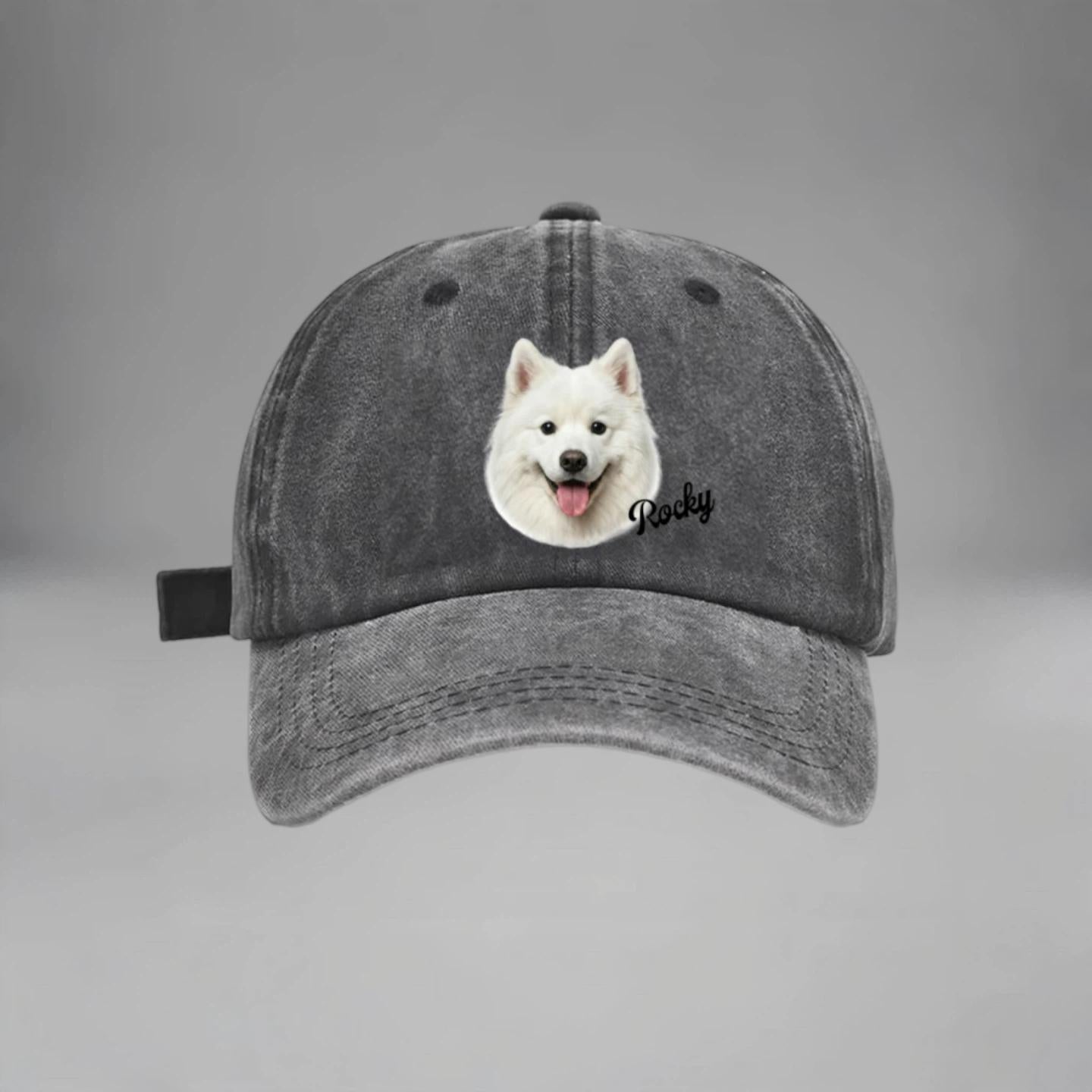Personalized Pet Hat with Name & Photo • Cute Outdoor Cap