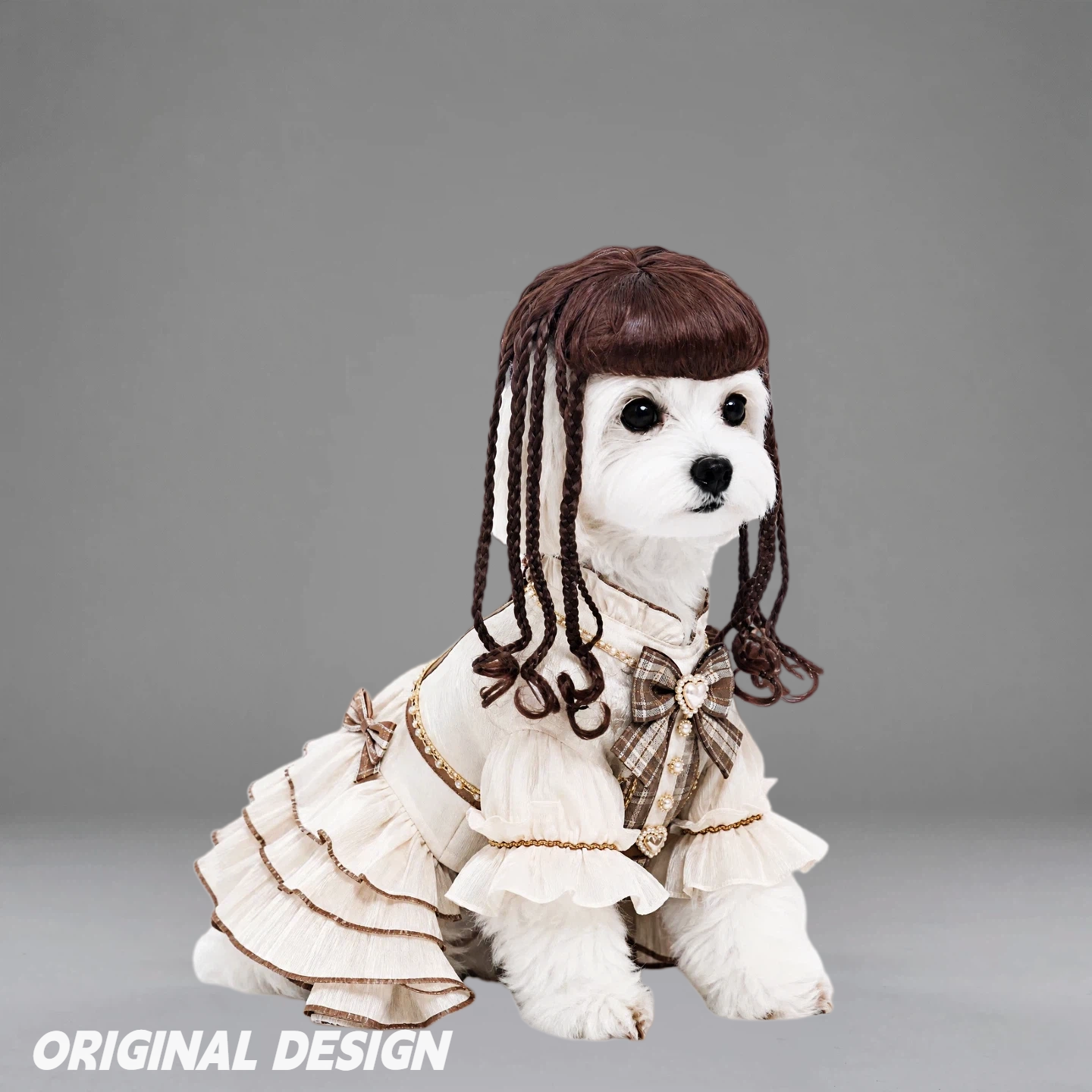 Gothic Braids Pet Wig | PET ARTIST