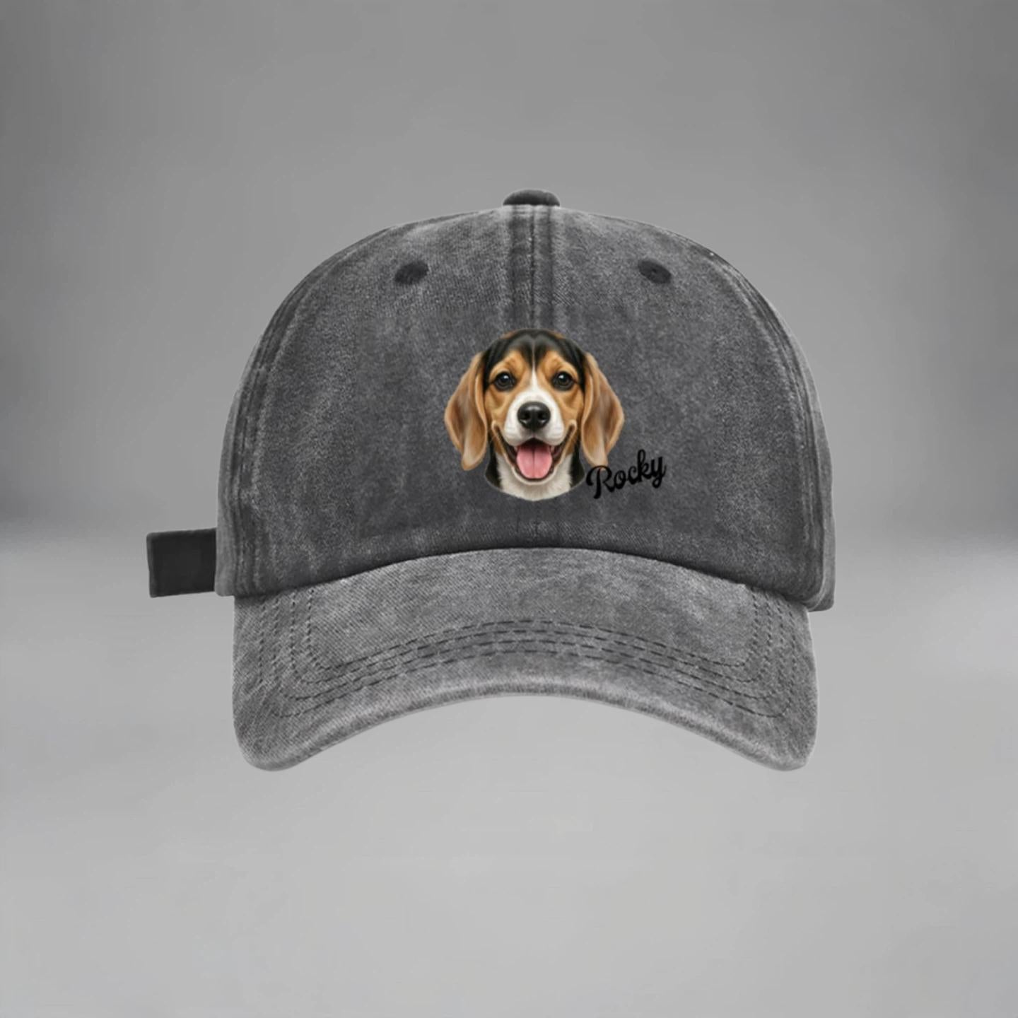 Personalized Pet Hat with Name & Photo • Cute Outdoor Cap