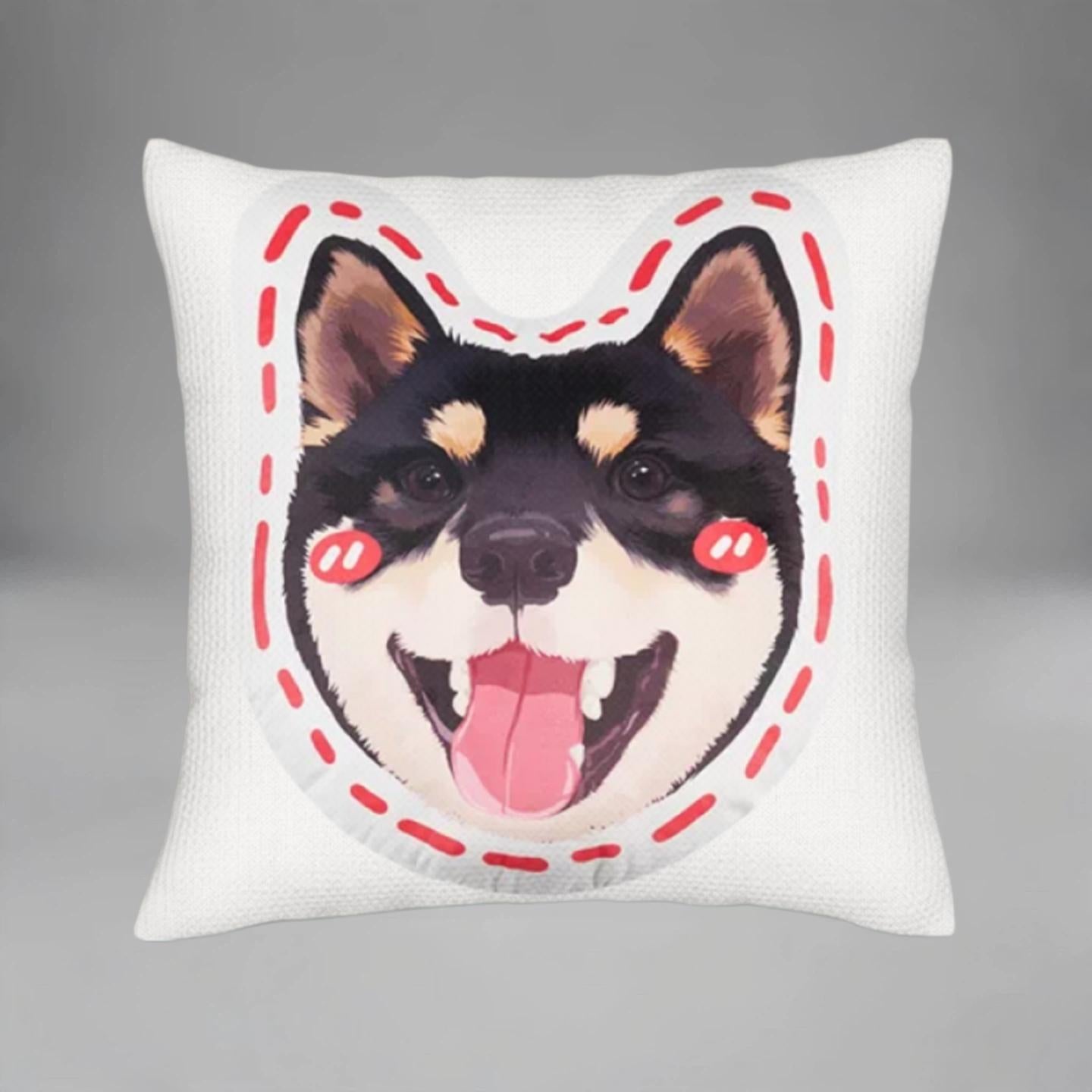 Custom Shaped Pet Pillow | Upload Your Pet Picture