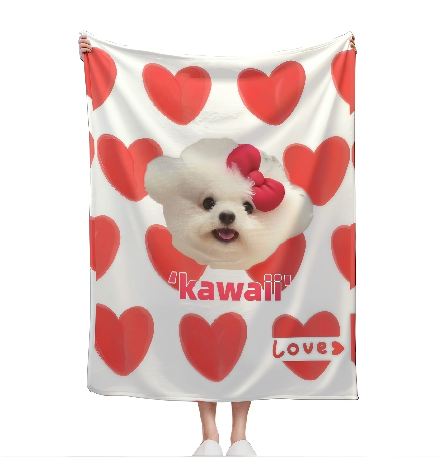 Customized pet blankets, cat and dog themed birthday gifts, nap blankets, sofa blankets