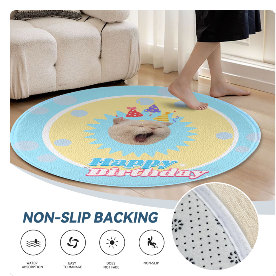 Custom-designed pet rugs, DIY cat and dog bedside blankets, and holiday gifts.