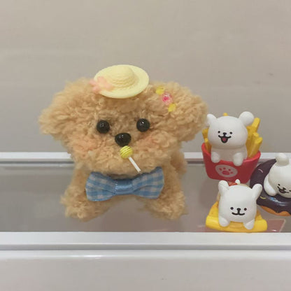 【在庫あり完成品】かわいいリアルな回転式子犬＆子猫ぬいぐるみ - ガールフレンドや女の子の友達へのプレゼントに最適