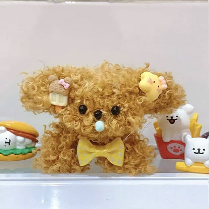 【在庫あり完成品】かわいいリアルな回転式子犬＆子猫ぬいぐるみ - ガールフレンドや女の子の友達へのプレゼントに最適