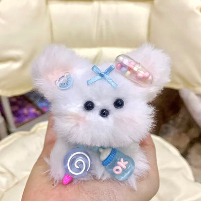 【在庫あり完成品】かわいいリアルな回転式子犬＆子猫ぬいぐるみ - ガールフレンドや女の子の友達へのプレゼントに最適