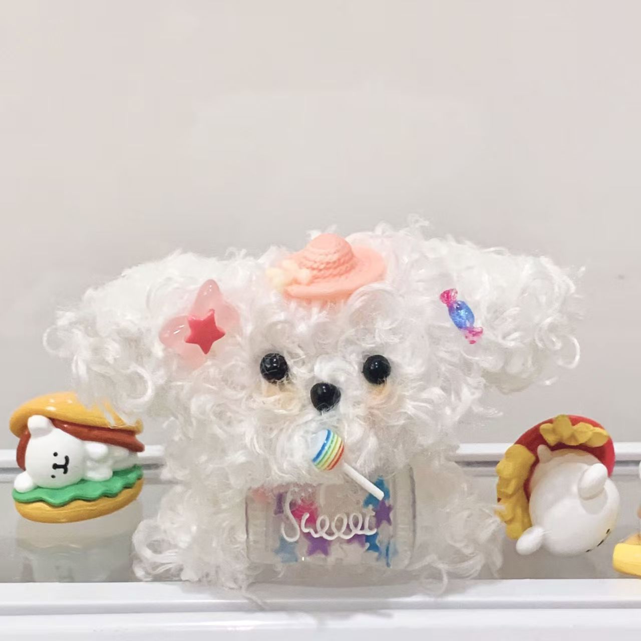 【在庫あり完成品】かわいいリアルな回転式子犬＆子猫ぬいぐるみ - ガールフレンドや女の子の友達へのプレゼントに最適