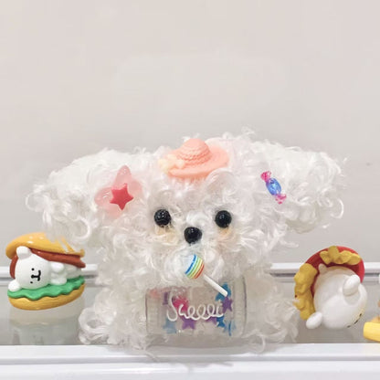 【在庫あり完成品】かわいいリアルな回転式子犬＆子猫ぬいぐるみ - ガールフレンドや女の子の友達へのプレゼントに最適