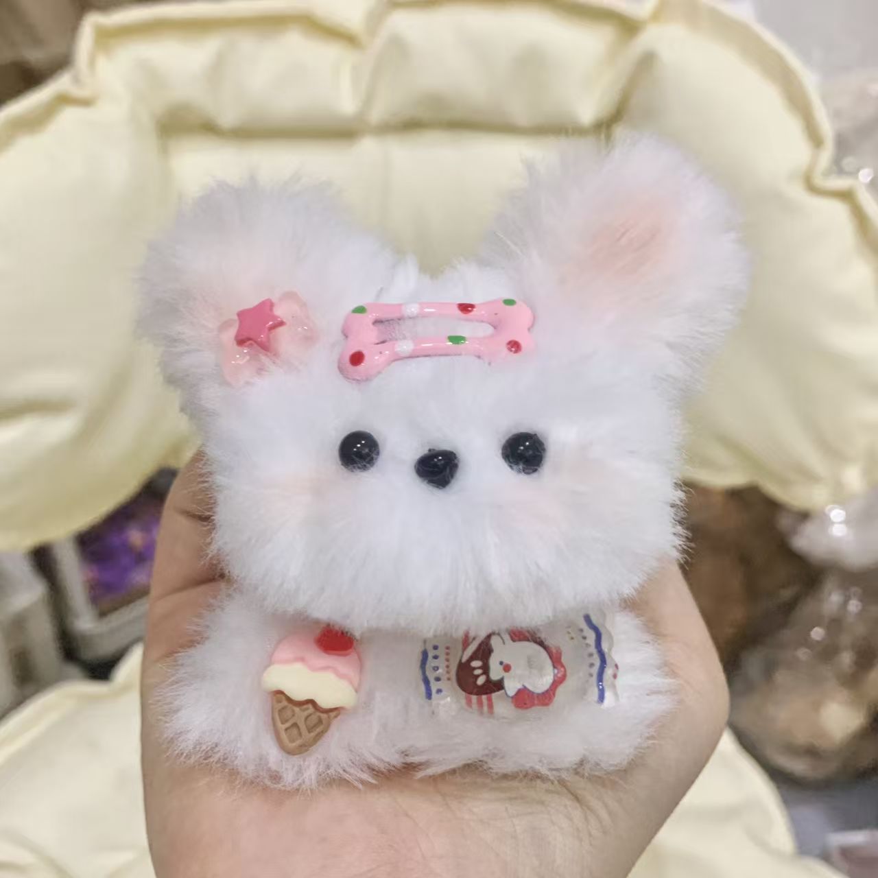 【在庫あり完成品】かわいいリアルな回転式子犬＆子猫ぬいぐるみ - ガールフレンドや女の子の友達へのプレゼントに最適