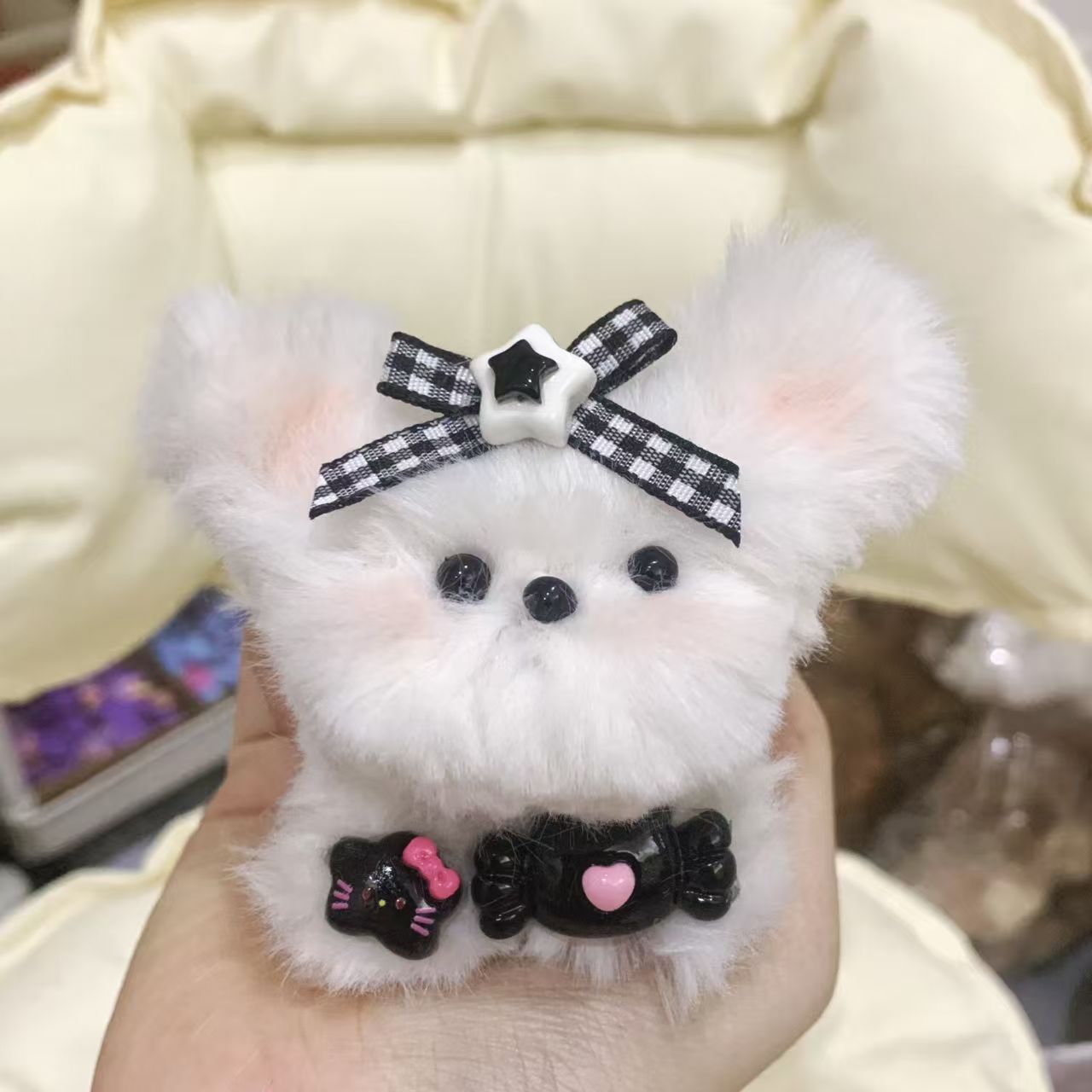 【在庫あり完成品】かわいいリアルな回転式子犬＆子猫ぬいぐるみ - ガールフレンドや女の子の友達へのプレゼントに最適