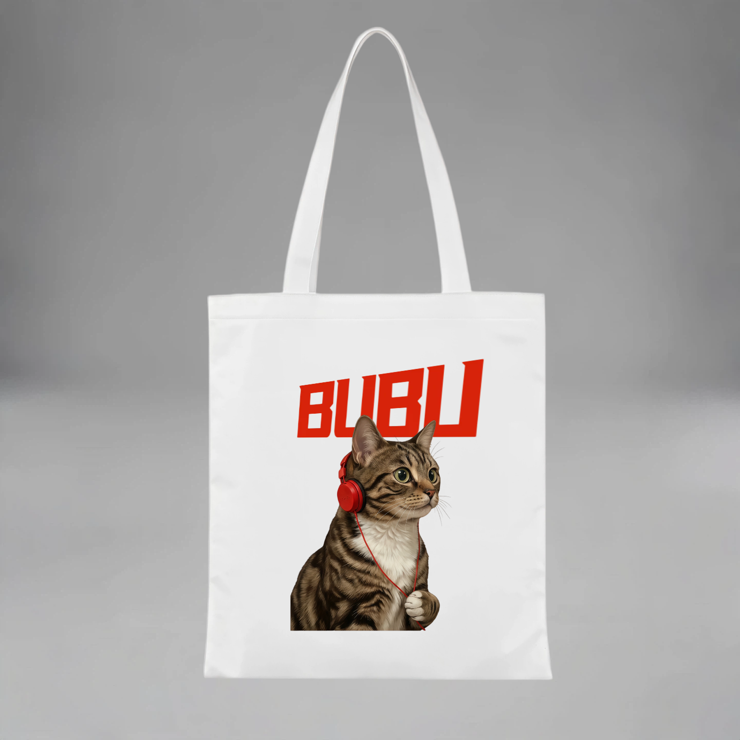 Personalized Pet Portrait Canvas Bag • Custom Gift