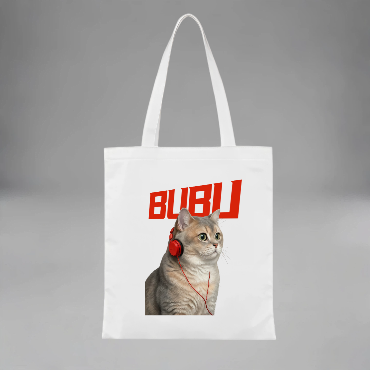 Personalized Pet Portrait Canvas Bag • Custom Gift
