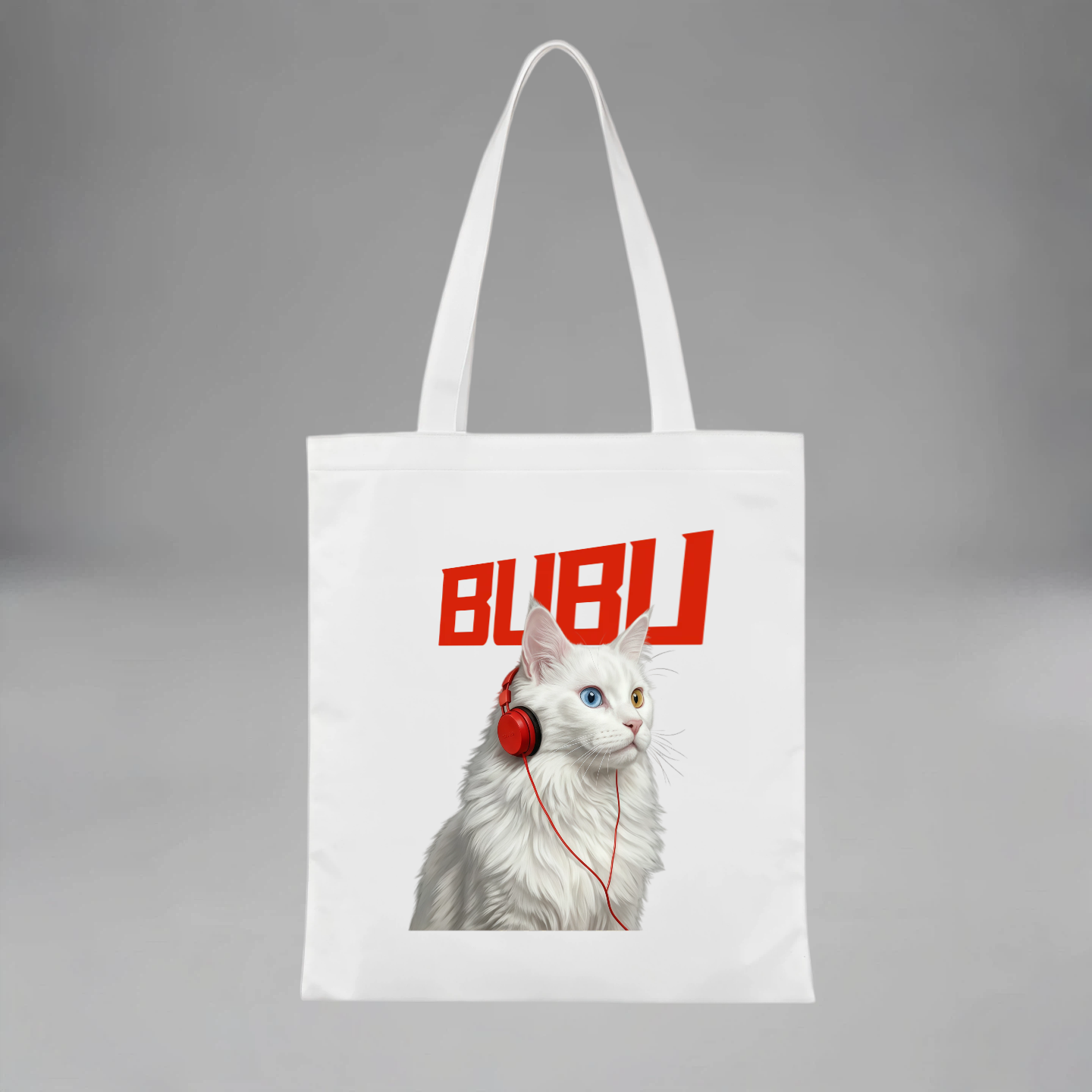 Personalized Pet Portrait Canvas Bag • Custom Gift