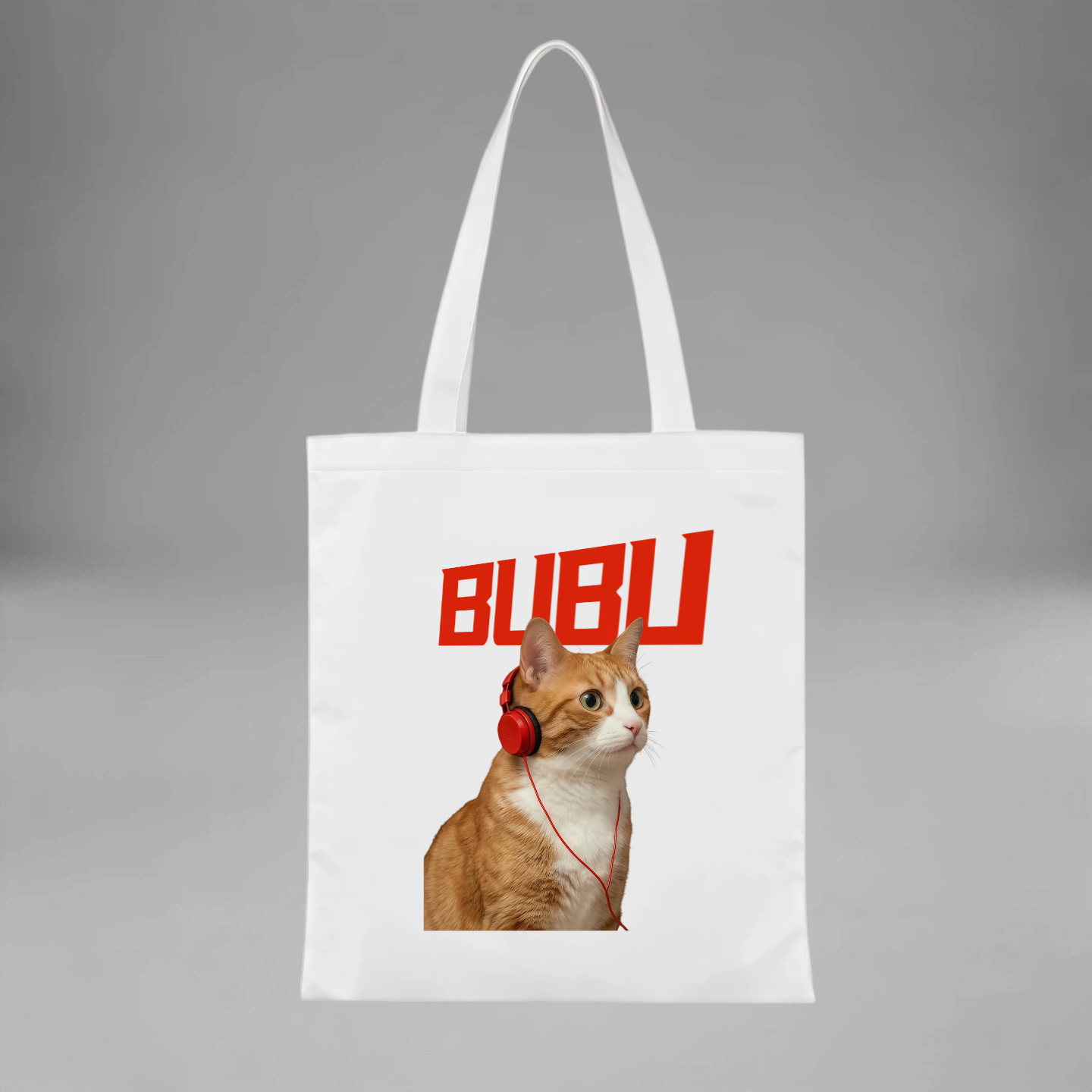 Personalized Pet Portrait Canvas Bag • Custom Gift