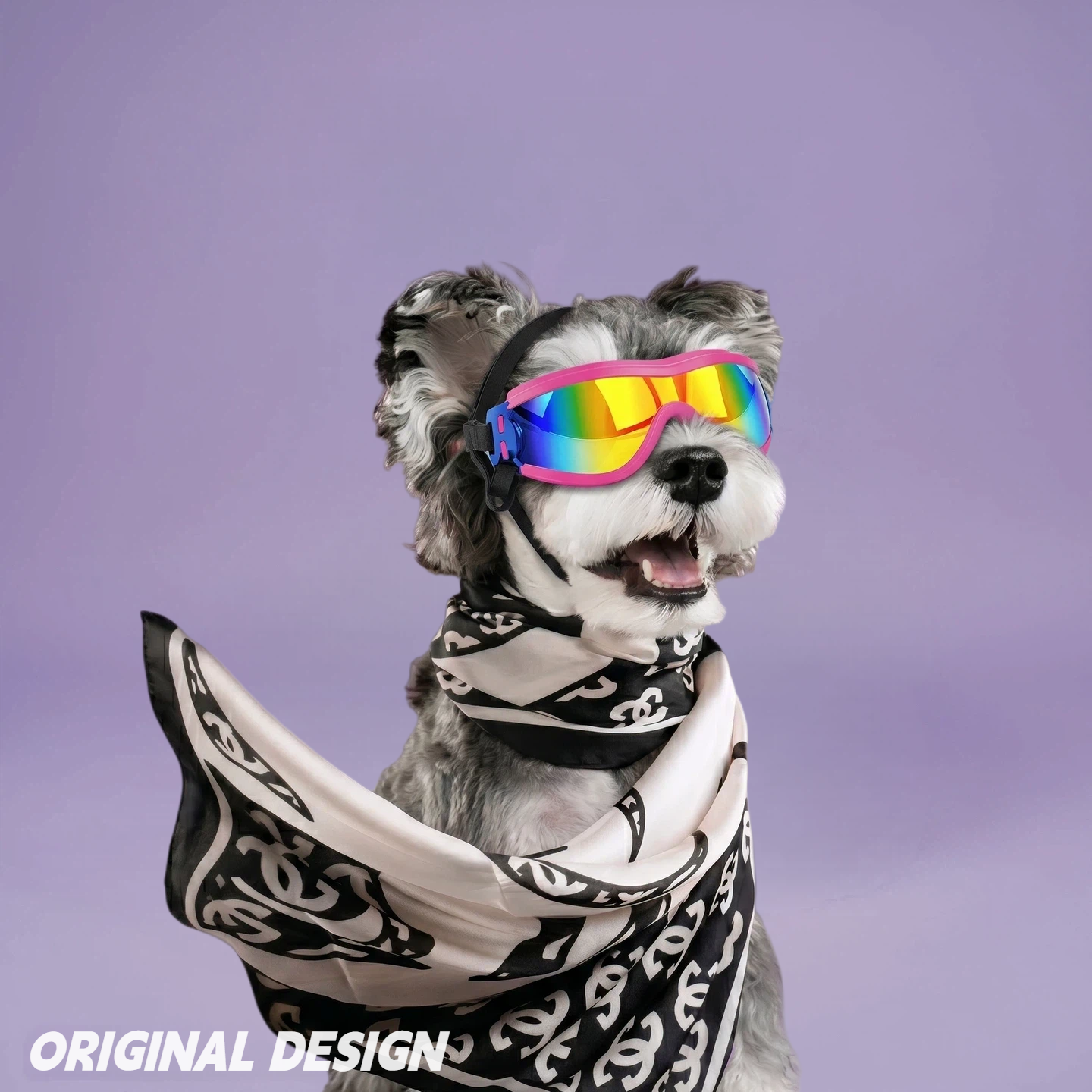 Prism Dog Goggles – Rainbow Mirror | PET ARTIST