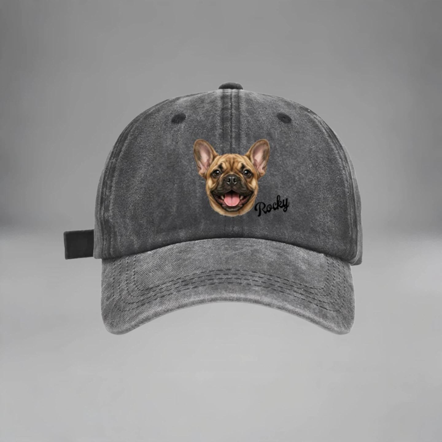 Personalized Pet Hat with Name & Photo • Cute Outdoor Cap